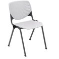 thumbnail image 1 of KFI Studios Plastic  KOOL Stack Chair - Light Grey, 1 of 6