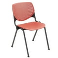 thumbnail image 1 of KFI Studios Plastic  Metal KOOL Stack Chair - Coral, 1 of 4
