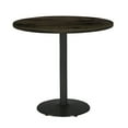 thumbnail image 1 of KFI Studios Urban Loft 2.5' Round Bistro Table, Barnwood, Black Base, 1 of 6