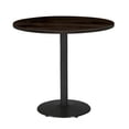 thumbnail image 1 of KFI Studios Urban Loft 2.5' Round Bistro Table, Espresso, Black Base, 1 of 6