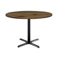 thumbnail image 1 of KFI Studios Urban Loft 2.5' Round Dining Table, Natural, Black X Base, 1 of 6