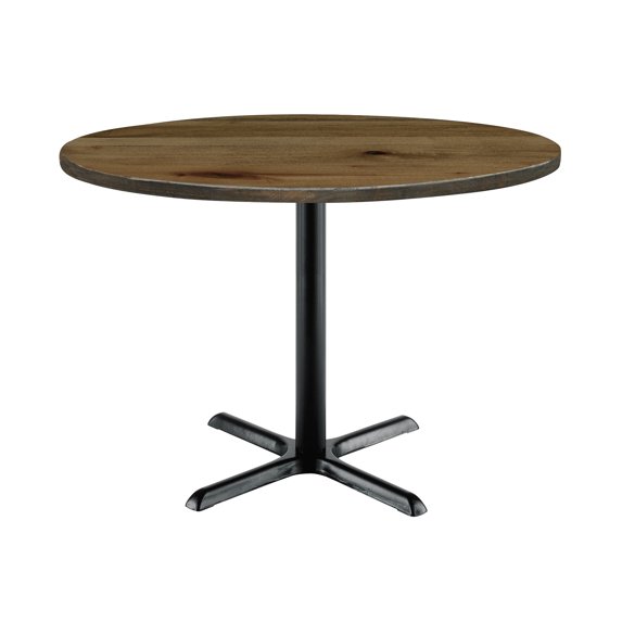 KFI Studios Urban Loft 2.5' Round Dining Table, Natural, Black X Base