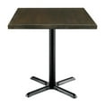thumbnail image 1 of KFI Studios Urban Loft 2.5' Square Dining Table, Espresso, X Base, 1 of 3