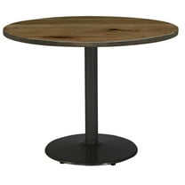 KFI Studios Urban Loft 3.5' Round Dining Table, Natural, Black Base