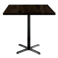 thumbnail image 1 of KFI Studios Urban Loft 3.5' Square Bistro Table, Espresso, X Base, 1 of 2