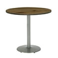 thumbnail image 1 of KFI Studios Urban Loft 3' Round Bistro Table, Natural, Silver Base, 1 of 4