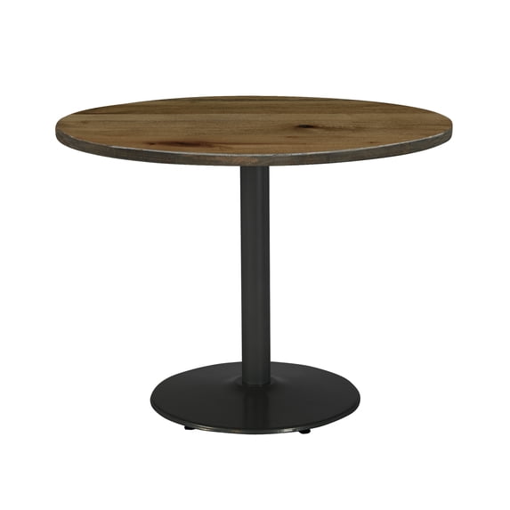 KFI Studios Urban Loft 3' Round Dining Table, Natural, Black Base