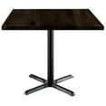 thumbnail image 1 of KFI Studios Urban Loft 3' Square Dining Table, Espresso, X Base, 1 of 2