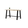 thumbnail image 1 of KFI Studios Urban Loft 6' x 3.5' Bar Table, Solid Wood Natural Top, 1 of 6