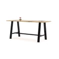 thumbnail image 1 of KFI Studios Urban Loft 7' x 3.5' Bar Table, Solid Wood Natural Top, 1 of 6
