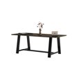 thumbnail image 1 of KFI Studios Urban Loft 7' x 3.5' Dining Table, Solid Wood Barnwood Top, 1 of 7