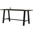 thumbnail image 1 of KFI Studios Urban Loft 8' x 3' Bar Table, Solid Wood Espresso Top, 1 of 6