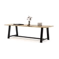 thumbnail image 1 of KFI Studios Urban Loft 9' x 3' Dining Table, Solid Wood Natural Top, 1 of 7
