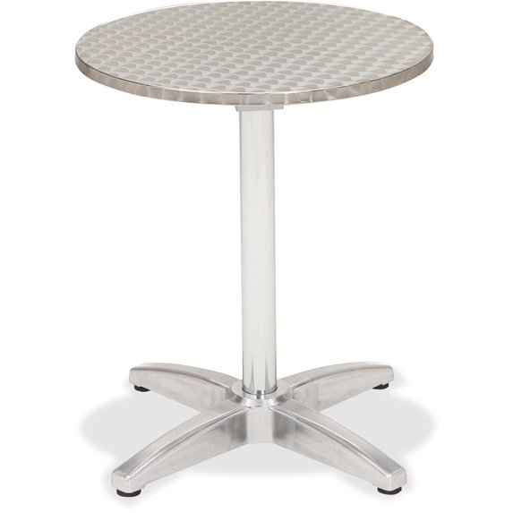 KFI Seating KFI 32in Round Stainless Steel X-basePedestal Table