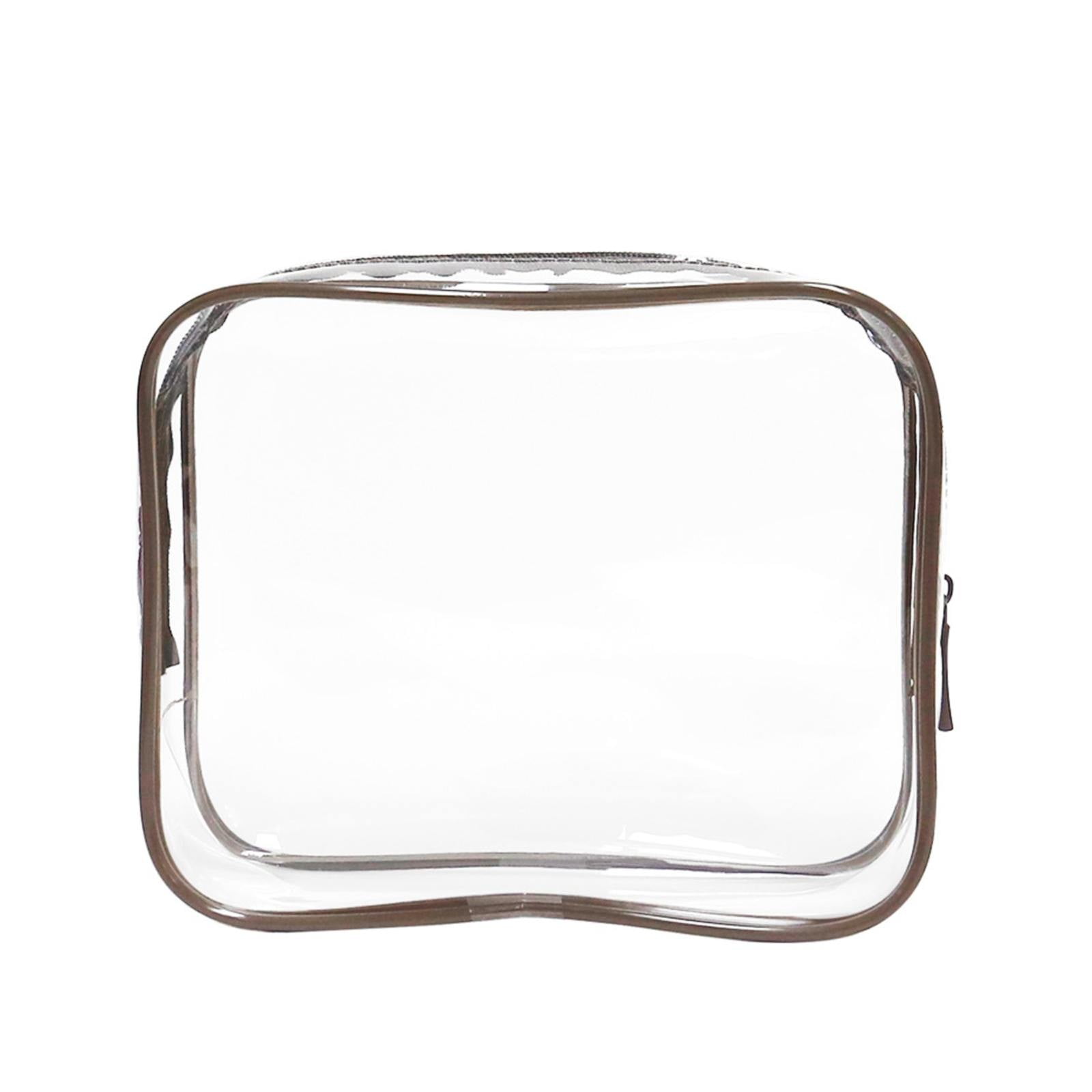 KFIWSZC Clearance Transparent Makeup Bag Approved Quarter Sized Toilet