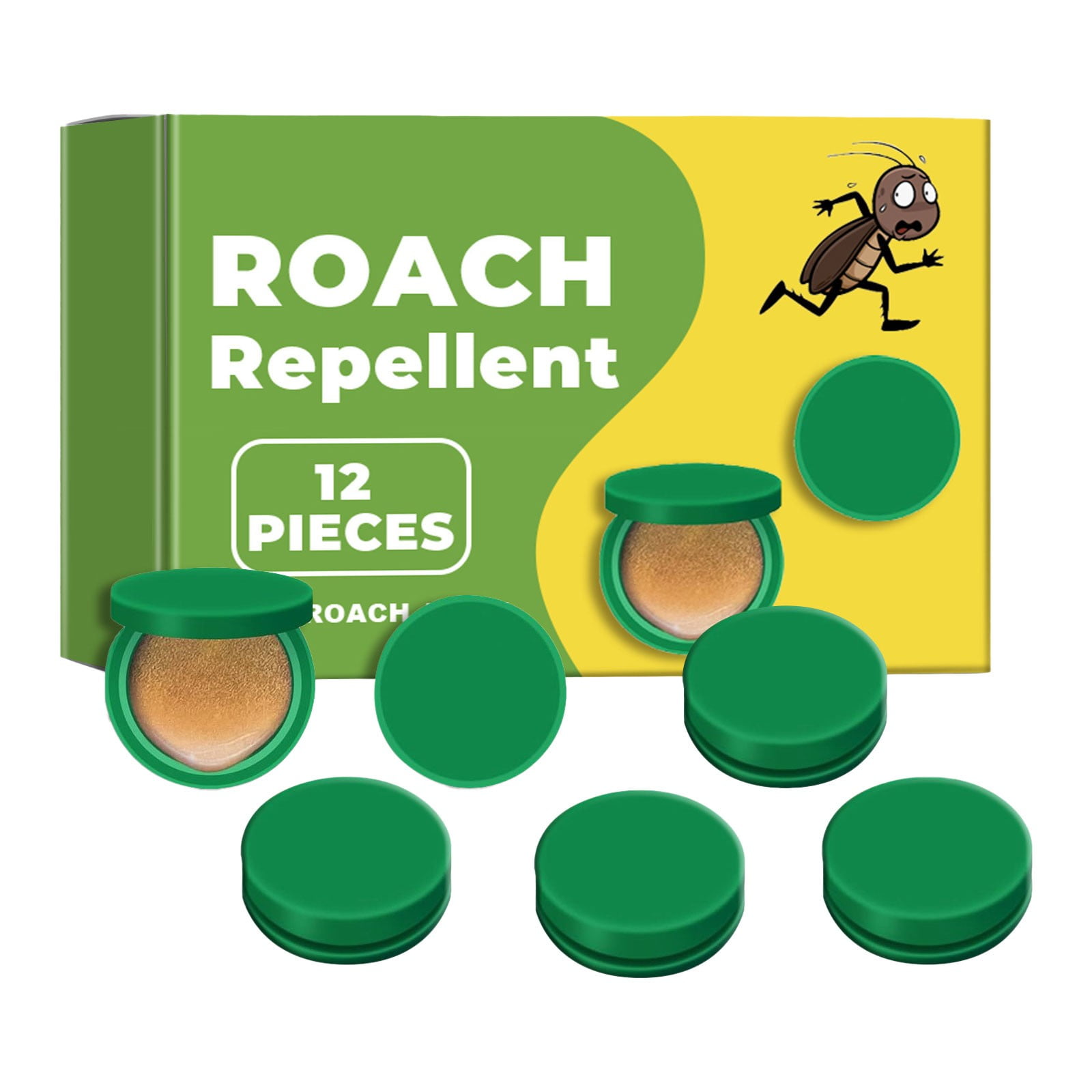 KFIWSZC Deals Indoor Natural Cockroach Indoor/Outdoor Quick Catch Control 12PC Pest Control