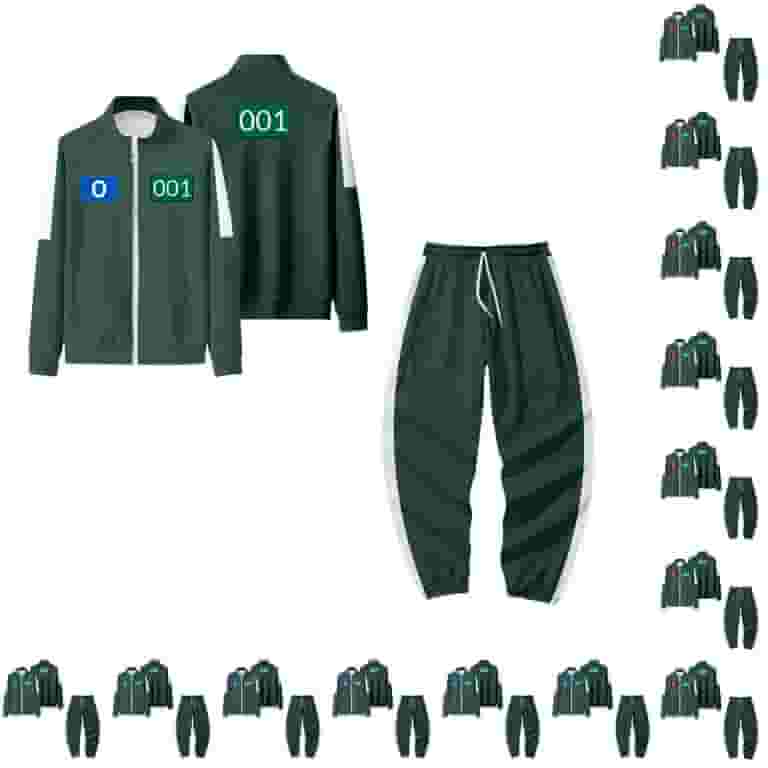 激安通販サイト 人気 KFSOQE Popular Squid Game Costume Anime Cosplay Costumes for Clothing