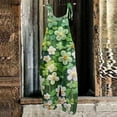 KFSOQE St Patricks Day Printed Womens Jumpsuit Casual Soft Skin