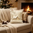 thumbnail image 1 of KFUIRDE Christmas-Printed Cushion Cover 18x18in, 3D Printed Sofa Pillow with Festive Christmas Theme, Decorative Cushion Case for Couch Living Room, Xmas Holiday Home Decor D, 1 of 5