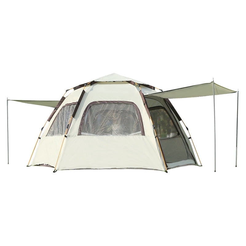 KFeng Inflatable Camping Tent for 4-8 People,Portable Family Tent with Instant Setup&Sun Protection