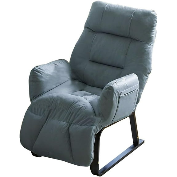 HDUTNGISN Recliner Armchair with Adjustable Backrest,Blue
