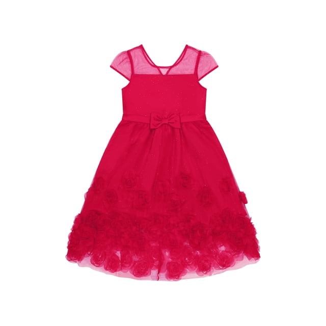 KIDS HIGH LOW HEM DRESS 12-14 EGYPTIAN ROSE