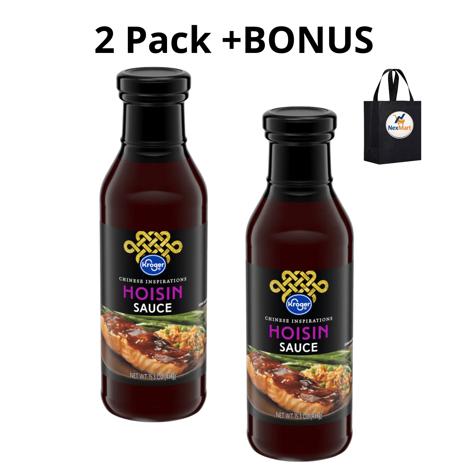 KG Hoisin Sauce Chinese Inspirations 15.3 oz , 2 Pack + Bonus