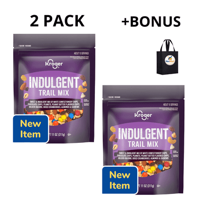 KG Indulgent Trail Mix 11 oz , 2 Pack + Bonus