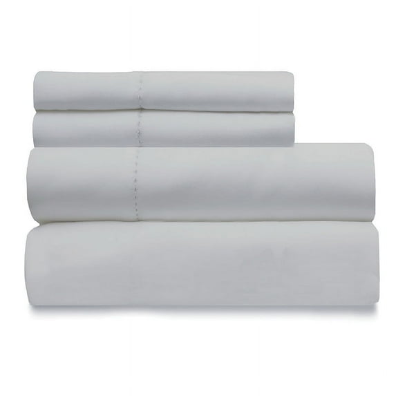 KG Linens 100% Organic Cotton Sheet Set, 15" Deep Pockets, Sateen Weave, 4 Piece Queen Bedding, Natural