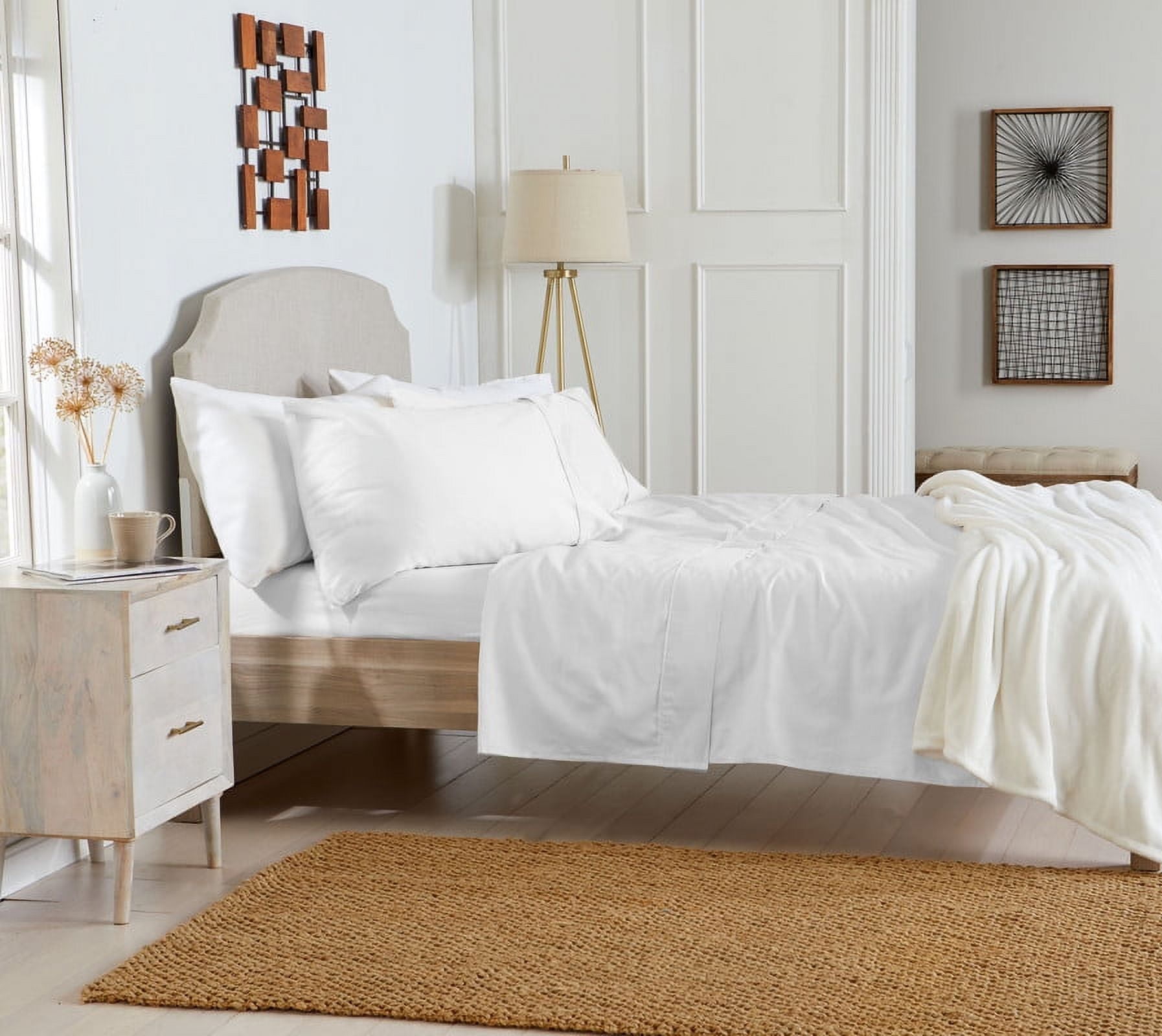 KG Linens Cal King Sateen Sheet Set 1000 Thread Count 15 Inches Deep