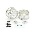 thumbnail image 1 of KG1 KD004 Duel Front Dually Wheel, Silver Anodized - 2 Piece, 1 of 1