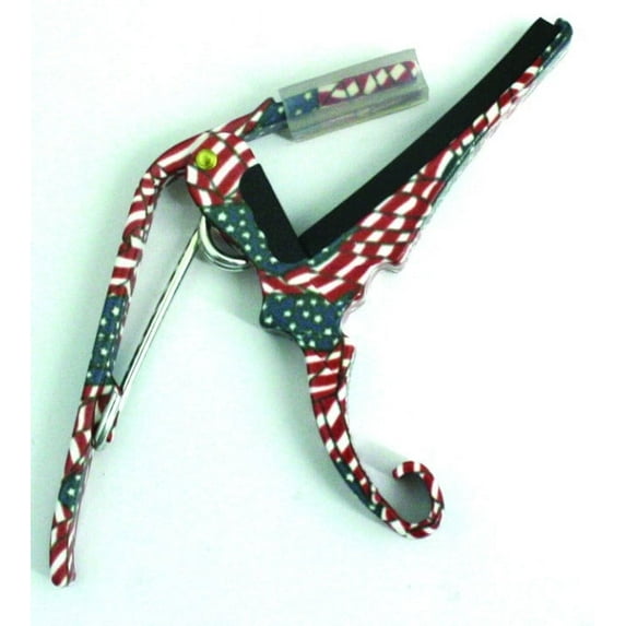 KG6F Kyser Quick Change Capo Red, White, Blue