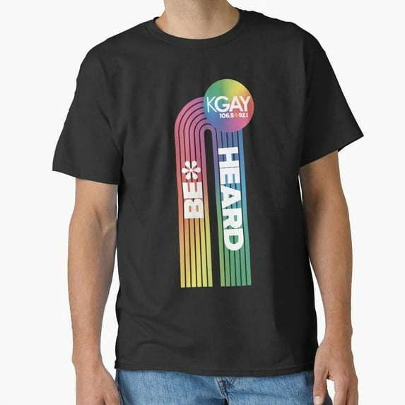 KGAY 2025 Pride Bold Rainbow Retro Celebration Message Unisex T-Shirt up to size 5XL