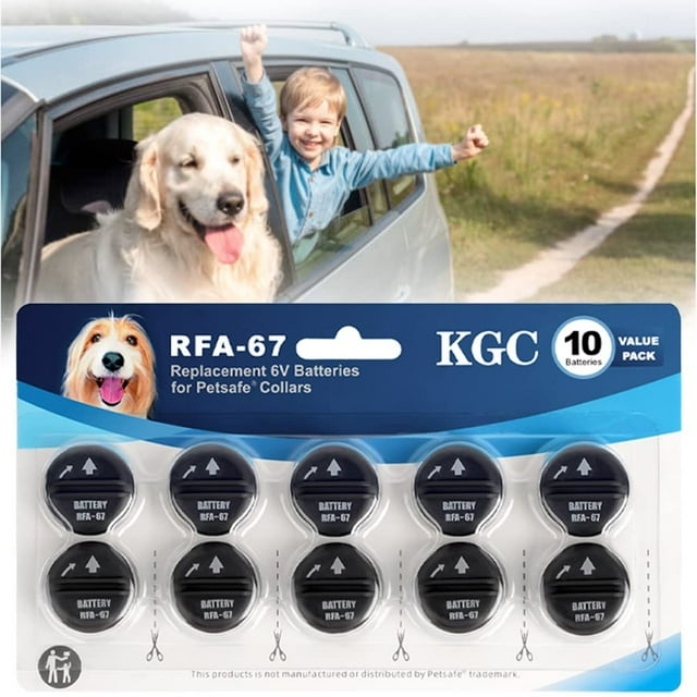 KGC RFA67 6 Volt Replacement Dog Collar Batteries, Ultra Fit PIF300