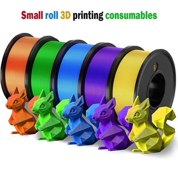 KGJQ 250g PLA Filament 1.75mm, Low Warp 3D Printer Filament Roll, Neatly Wound PLA Filament for Most 3D Printer