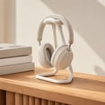 thumbnail image 1 of KGJQ 3D Printed Headphone Stand, Simple Headset Holder with Triangular Stable Base, Universal Headphone Rack for Gaming Desktopsand Study Desks, 1 of 7