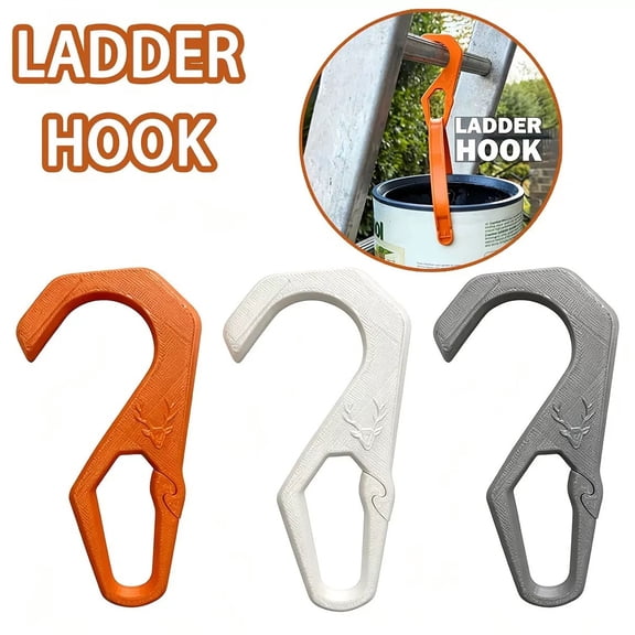 KGJQ 3D Printed Paint Bucket Hook, Heavy Duty Paint Can Hanger, Reduce Frequent Climbing, Paint Fixing Clip, Ladder Accessories