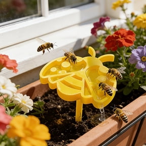 KGJQ Bee Drinking Fountain Stable Support Stick Smooth Surface Corrosion Resistant Feeder for Garden Bees And Insects