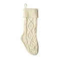 thumbnail image 1 of KGJQ Knitted Christmas Socks 20 Inch Cable Knit Christmas Stockings Soft Acrylic Fabric Holiday Decor for Fireplace Tree Double-sided Knitted for Family, 1 of 8