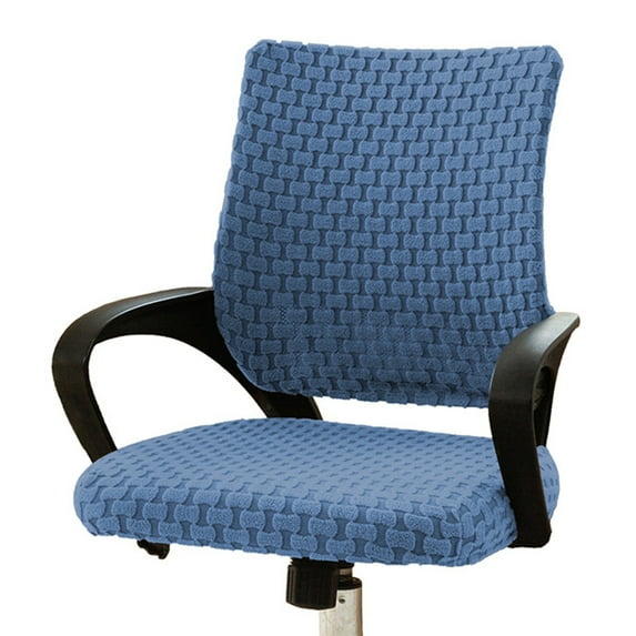 KGJQ Office Chair Cover Universal Rotating Chair Slipcovers Protector Removable Washable Office Armrest Stretchable Chair Seat Covers