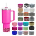 thumbnail image 1 of KGJQ Rhinestone Silicone Boot for 30-40oz Cup Sparkling Glitter Tumbler Base Protector Non-Slip Shockproof Cup Sleeve Stylish Accessory, 1 of 8