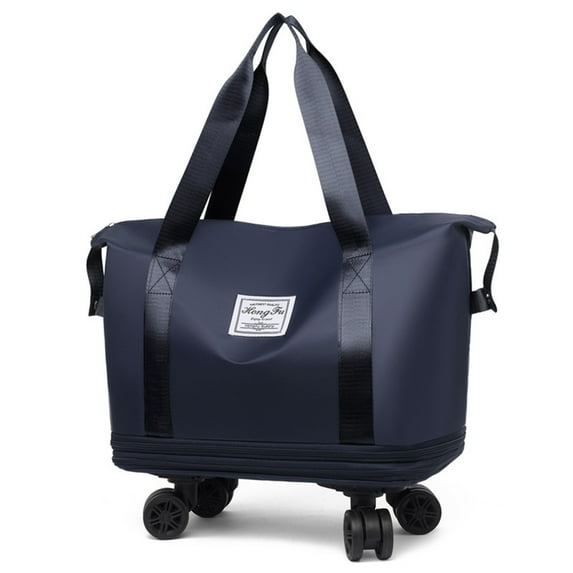 KGJQ Travel Duffel Bag for Women, Rolling Duffle Bag, Expandable Foldable Carry On, Large Weekend Bag with Spinner Wheels, 36-55L