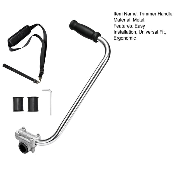 KGJQ Trimmer Handle, Weed Eater Handle Extension, Ergonomic String Trimmer Handle, Reduces Arm Fatigue Back Strain for Yard Care Landscaping