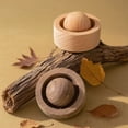 thumbnail image 1 of KGJQ Wood Essential Oil Diffuser, Mini Sphere Shaped Wooden Aromatherapy Diffuser, Small Round Oil Diffuser for Home Office Car Interior Yoga Rooms, 1 of 8