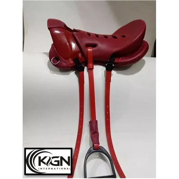 KGN International Synthetic Endurance Horse Saddle, Multicolor