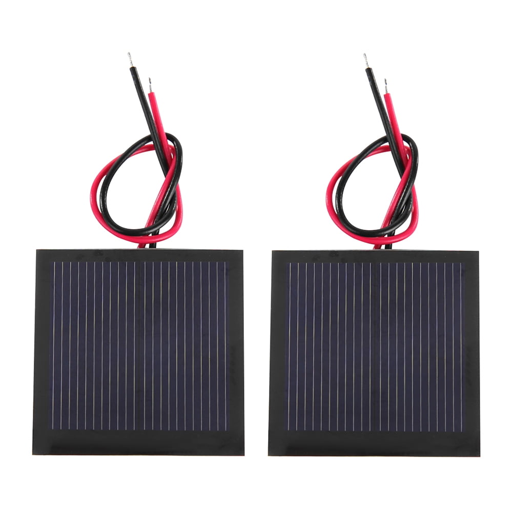 KGOTA 1V 200mA Polycrystalline Silicon Solar Panel 0.2W DIY for Solar Toy (2pcs)