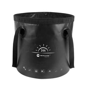 KGOTA 20L Fishing Folding Bucket Waterproof Collapsible Bucket Multifunction Lightweight Fishing Bag Quick Drying for Travel Fishing Boating