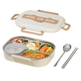thumbnail image 1 of KGOTA 304 Stainless Steel Bento Boxes Thermal Lunch Cases Tableware (5 Grid Lunch Box), 1 of 9