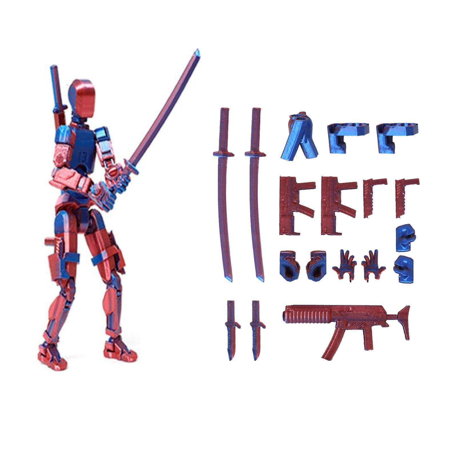 KGOTA 3D Printed Action Figure MultiJointed Action Figures Assembly