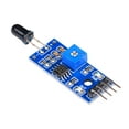 KGOTA 4 Pin Ir Flame Detection Sensor Module Sensitivity Adjustable ...